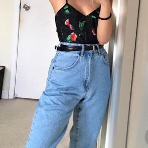 high waisted mom pants